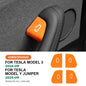 Premium Italian Alcantara Suede Door Switch Trim Cover - Interior Car Accessories (4-Pack)