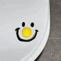 Dopamine Smile Ball Toilet Lid Lifter Handheld Round Toilet Seat Cover Opener PP Bathroom Accessory