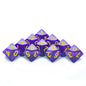 D10 Polyhedral Dice 10-Piece Set for D&D & Tabletop RPGs — Marble & Transparent Styles for Board Games & Parties
