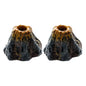 Volcano Air Stone Aquarium Decoration Bubble Rock Oxygen Diffuser Plate for Fish Tank