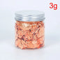 Gold Silver Bronze Irregular Aluminum Foil Flakes 3g/5g, Metallic Glitter for Epoxy Resin, Candle Making, Nail Art & DIY Crafts