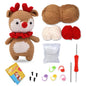 KRABALL Crochet Animal Kit for Beginners With Video Tutorial Cotton Knitting Yarn Thread Needles Hook Knit Tool Set DIY Craft