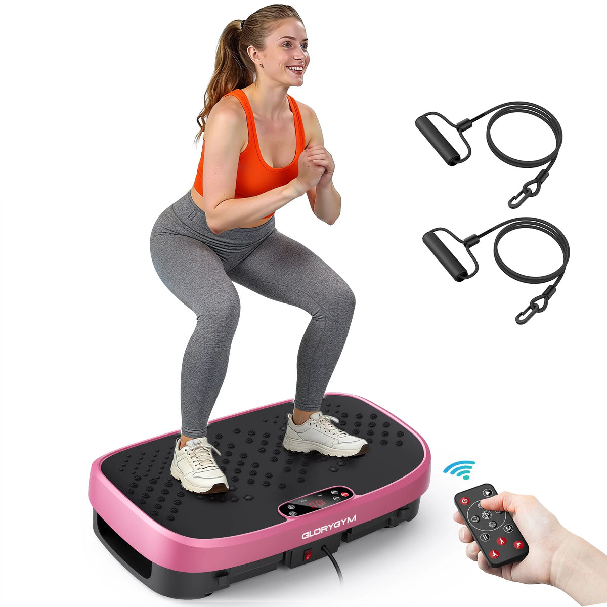Vibration Plate Exercise Machine – 120 Speed Levels, 330lb Capacity, Whole Body Workout Platform for Home Gym, Fat Burning & Muscle Relaxation, 7 Colors