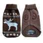 Warm Knitted Pet Sweater – Winter Dog & Cat Coat for Small & Medium Dogs (Chihuahua, Yorkie, French Bulldog)