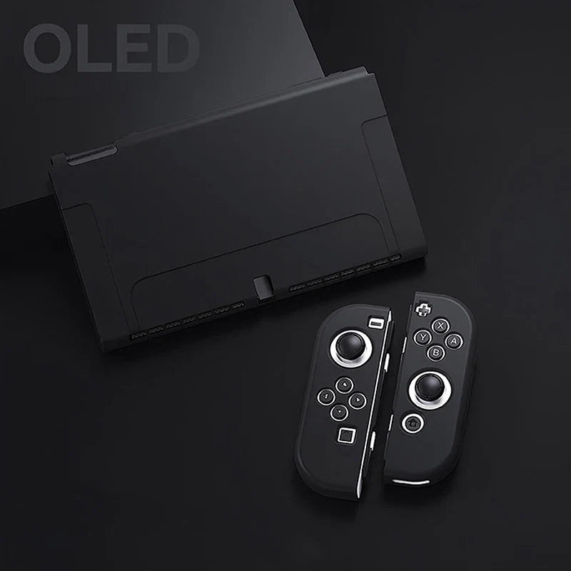 NEW SALE Protective Case Compatible With  Switch OLED Console And Joy-Cons, Switch Can Be Inserted In Dock With Shell