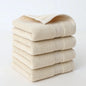 4-Pack Pure Cotton Square Face Towels 30 x 30 cm (11.8 x 11.8 in) Soft Absorbent for Face, Bath & Household