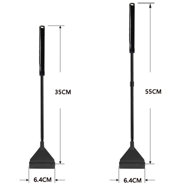 Aquarium Algae Scraper – Dual-Use Fish Tank Glass & Sand Cleaner, Available in 13.8 in (35 cm) & 21.7 in (55 cm)
