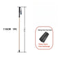Ultralight Carbon Fiber Trekking Poles 5-Section Folding Anti-Shock Hiking and Walking Sticks 110/120/130 cm (43/47/51 in)