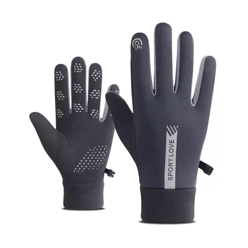Women's Waterproof Winter Cycling Gloves - Windproof Anti-Slip Warm Outdoor Sports Gloves
