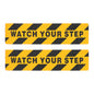 2 Pcs Sticker Red Reflective Tape Warning The Sign Safety Stickers Floor Adhesive Watch Your Step