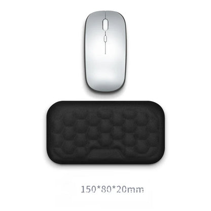 2-Piece Memory Foam Wrist Rest Set — Ergonomic Keyboard & Mouse Support with Non-Slip Base for Laptop & Desktop
