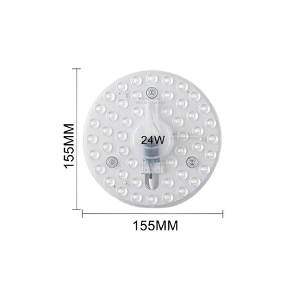 Round LED Panel Ceiling Light 12W–60W AC 220–240V Circular Flush Mount Lamp