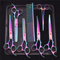 7-Inch (19.5 cm) Stainless Steel Pet Grooming Scissors Kit – Straight, Thinning, Chunker & Curved Shears