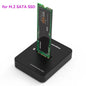 M.2 SSD Enclosure USB-C 10Gbps NVMe & SATA Docking Station – Supports 2242/2260/2280/22110