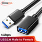USB 3.0 Male to Female Extension Cable 5Gbps High-Speed USB3.0 Extender for PC, Laptop, Smart TV, PS3, USB Drives