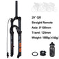 120mm (4.7in) Travel Mountain Bike Air Fork 27.5/29 in, 32mm (1.26in) Stanchion Magnesium Alloy Suspension - Orange