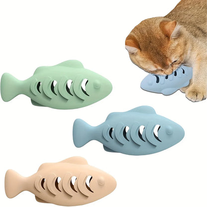 Octopus Cat Chew Toy - Interactive Silicone Treat Puzzle Feeder & Dental Teether for Cats (1-Pack)