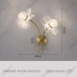 Flower Led Wall Lamps for Living Room Bedroom Bedside Sconce Light Modern Hallway Restaurant Background Decoration Lighting Deco