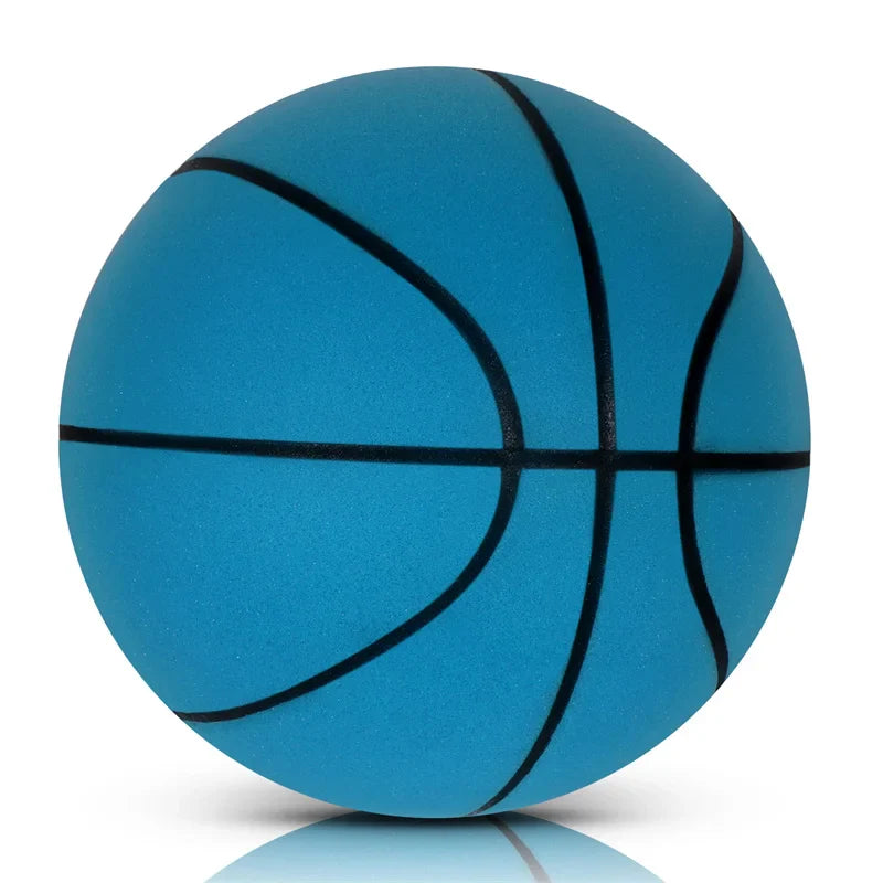 Silent Indoor Basketball Size 7 — Mute PU Foam Ball, High-Elastic