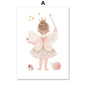 Kawaii Angel Girls Rabbit Sun Rainbow Cloud Cartoon Children Posters Canvas Painting Wall Art Print Picture Baby Kids Room Decor