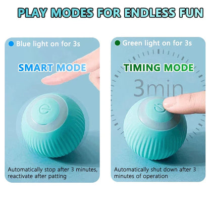 Smart Interactive Cat Ball – Automatic Rolling Electronic Toy for Indoor Cats (1.65 in / 42 mm)