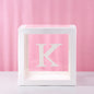 First Birthday Balloon Boxes For Party Decorations 1st Birthday Balloon Blocks Decor with ONE Letter Boy Girl Baby Shower Decor