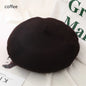 Autumn Winter Felt Beret Hats Women Fashion French Painter Hat Girls Trendy Solid Color Berets Ladies Multicolored Flat Cap