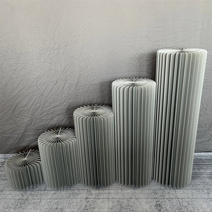 Paper Flower Cylinder Wedding & Dessert Table Decor