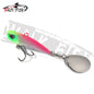 VIB Spinner Bait Metal Fishing Lure – Rotating Tail Wobbler, 7g/11g/15g/21g (0.25/0.39/0.53/0.74 oz), 28–42 mm (1.10–1.65 in), 11 Colors
