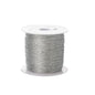 Metallic Beading Thread Cord – Rose Gold & Silver for DIY Jewelry