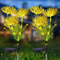 2PC Solar Bian Flower LED Garden Lights,Outdoor Waterproof Lawn Lamp,Landscape Lighting For Yard,Walkway,Path,Party,Christmas