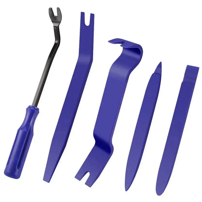 Car Interior Trim Removal Tool Kit — Non-Scratch Pry Tools for Door Clips, Fasteners, Dashboards & Audio Panels
