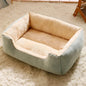 Plush Pet Bed for Cats and Small Dogs – Cozy Winter Cat Cushion House