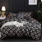 Luxury Black Duvet Cover Set with Pillowcases – Twin/Full/Queen/King (2–3 Piece Options)
