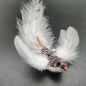 Interactive Cat Feather Toy Refill Kit – Feather Birds, Faux Worm & Foam Ball with Bell for Kittens
