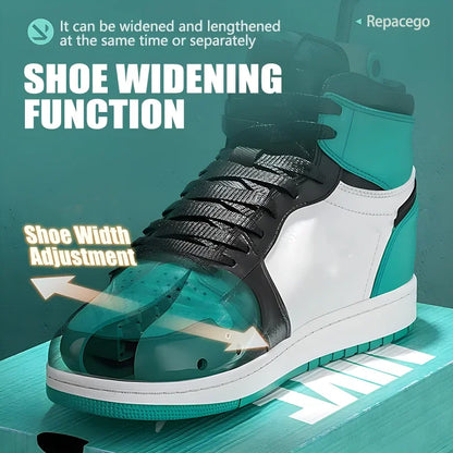 Repacego 4-Way Adjustable Shoe Stretcher - Length & Width, S (EUR 37-42) and L (EUR 42-47), ABS & Metal, Unisex