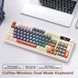 96-Key Wireless Mini Keyboard with Smart Screen - Bluetooth & 2.4GHz Dual-Mode, Multi-Device Linking, Ergonomic RGB Backlit