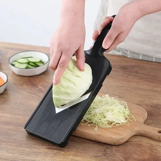 Cabbage Grater Vegetable Slicer 32 x 10 cm (12.6 x 3.9 in) Handheld Stainless Steel Blade Multi-Function Vegetable Shredder & Salad Cutter