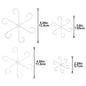 4Pcs Hanging Plant Stand Anti-Toppling Support Pole Plastic Hooks Fixator Flower Hydroponic Folding Fixed Garden Accessories