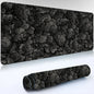 Japanese Clouds Kawaii Black XXL Gaming Mouse Pad - Large Non-Slip Rubber Desk Mat for Laptop & PC