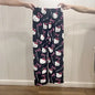 Hello Kitty Flannel Pajama Pants – Kawaii Cartoon Velvet Lounge Pants for Girls & Women, Fall Winter Home