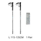 Ultra-Light Carbon Fiber Folding Trekking Pole Adjustable 110–130 cm (43–51 in) Collapsible Hiking and Walking Stick