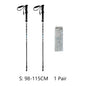 Ultra-Light Carbon Fiber Folding Trekking Pole Adjustable 110–130 cm (43–51 in) Collapsible Hiking and Walking Stick
