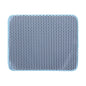 Waterproof Double-Layer Cat Litter Mat - Foldable EVA Litter Trapper, Washable & Anti-Slip (6 Sizes: 11.8x11.8–23.6x35.4 in / 30x30–60x90 cm)