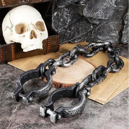 Halloween Costume Handcuff and Chain Props