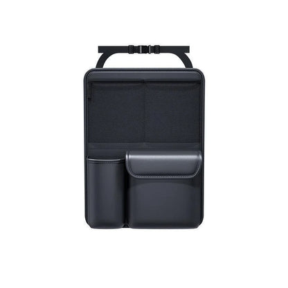 Kcimo PU Leather Car Trunk Storage Bag Foldable Tools Organizer Multifunctional Storage Suv Back Seat Hanging Organizer