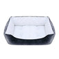 Plush Square Pet Bed for Dogs & Cats, Calming Kennel Sofa Cushion in Multiple Sizes (XS-XXL)