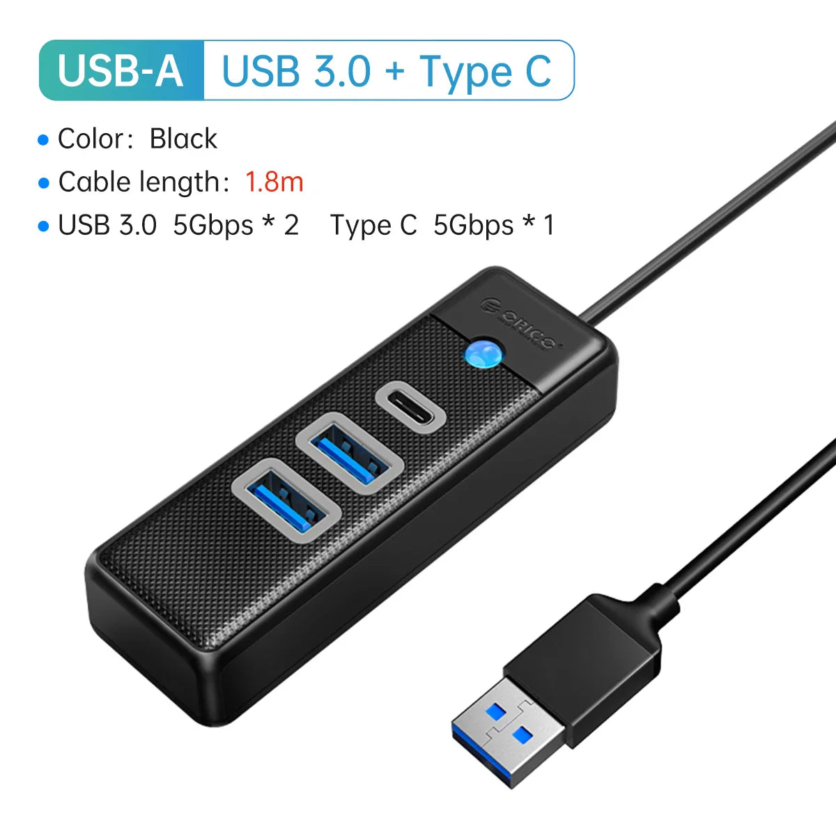 2.5-Inch SATA to USB-C HDD Enclosure — Tool-Free, Up to 6TB, UASP