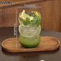 Aesthetic Borosilicate Glass Coffee Cups – Heat-Resistant Iced Coffee & Tea Glasses, 350ml (12oz) & 465ml (16oz)