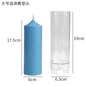 3D Spire Cylinder Candle Mold - Vintage Church Head DIY Candle Making Kit (Acrylic/Plastic)